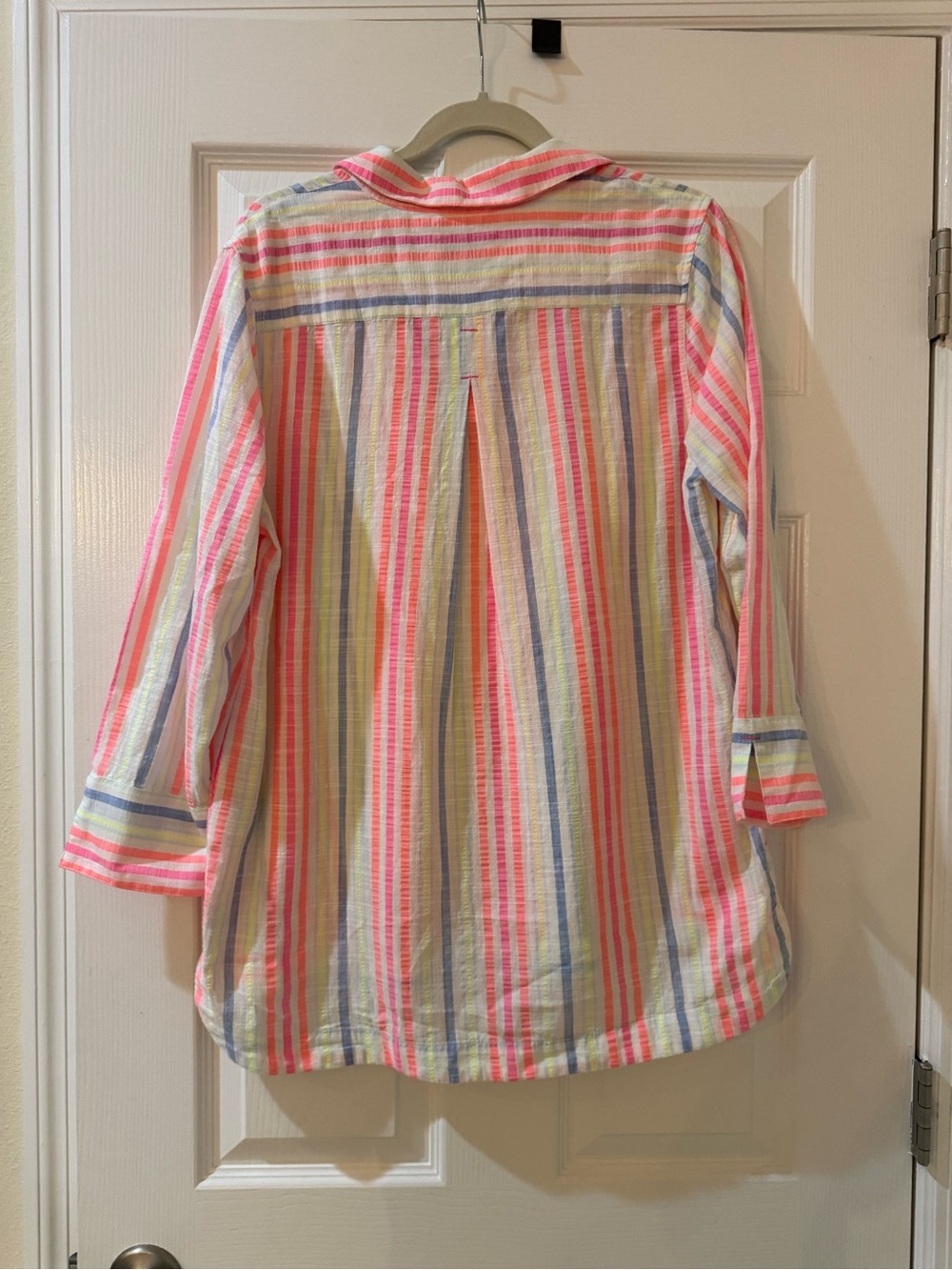 Vineyard Vines Striped Tunic Top - Pink, Blue, Yellow & Cream - Picture 3 of 8
